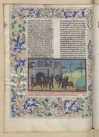 Francais 78, fol. 59v, Combat devant Troyes (1380)